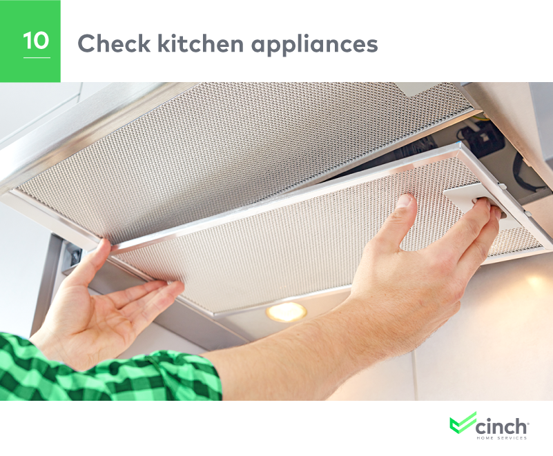 Reduce allergens in your home: Check kitchen appliances