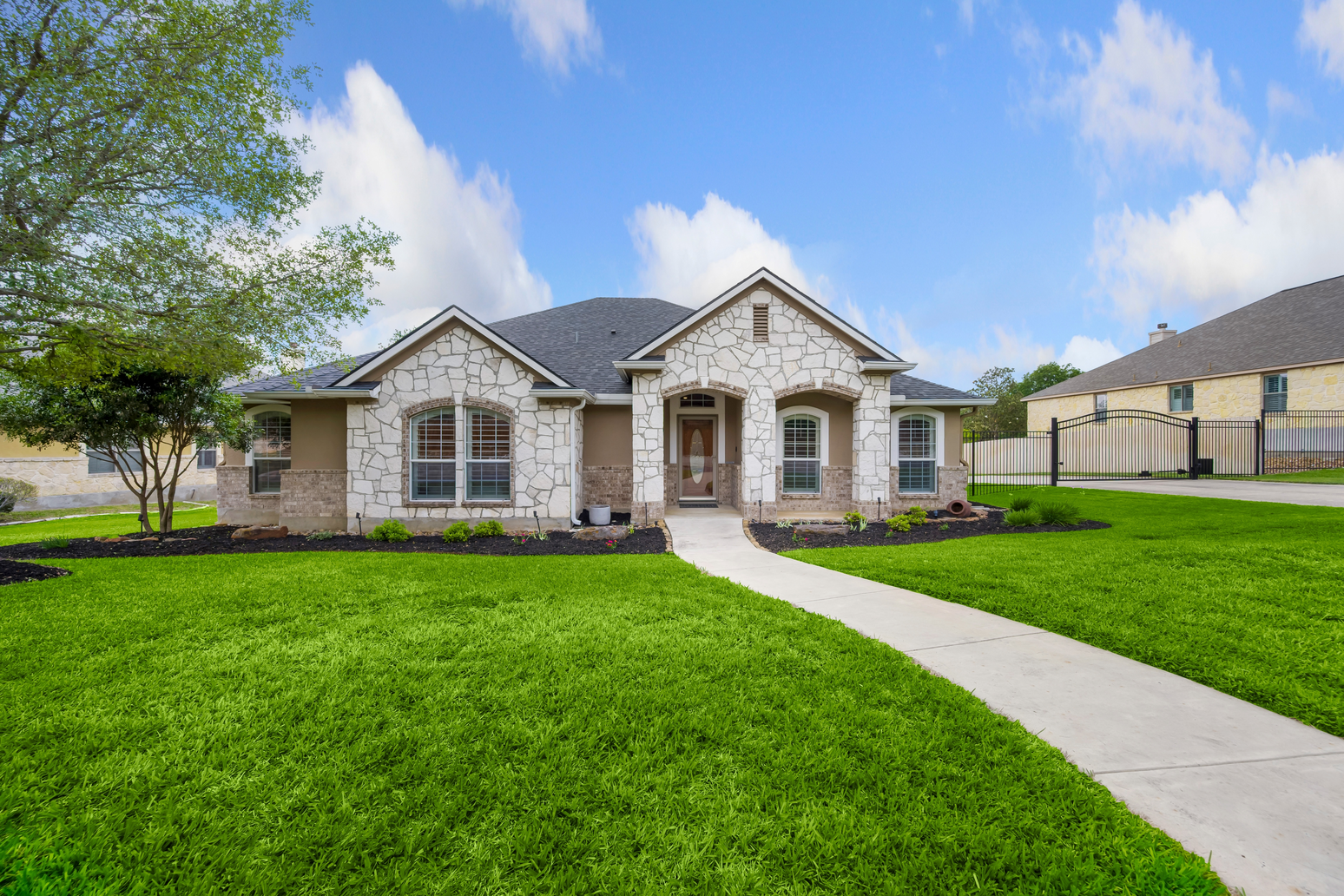 A suburban house in Texas